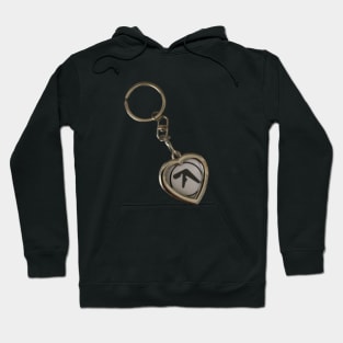 Aphex Twin Logo Heart Keychain Hoodie